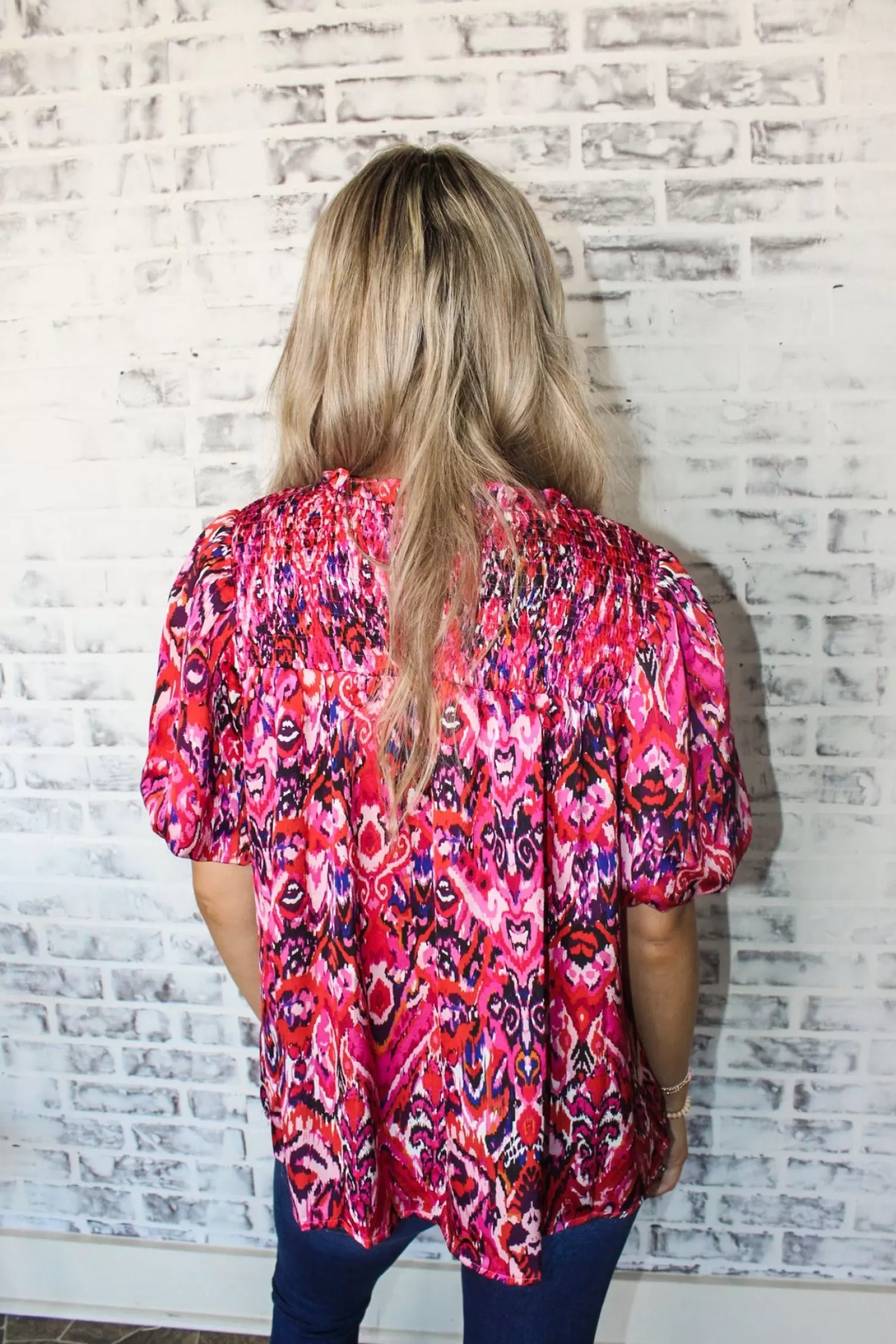 Allie Lynn's Boutique Printed Tops<Bringing Colors To Fall Top