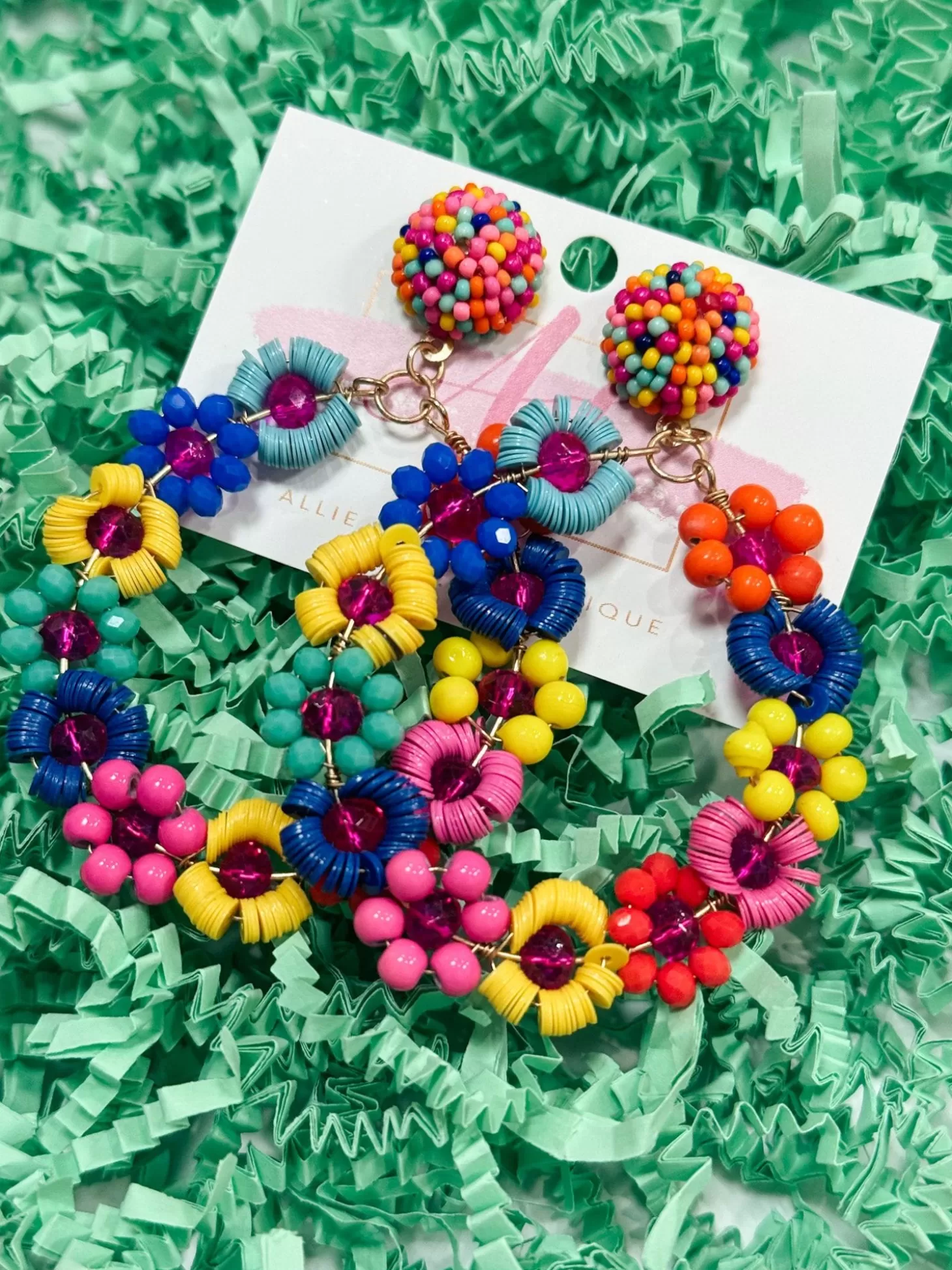 Allie Lynn's Boutique Jewelry<Fun Floral Earrings "Multi Color"