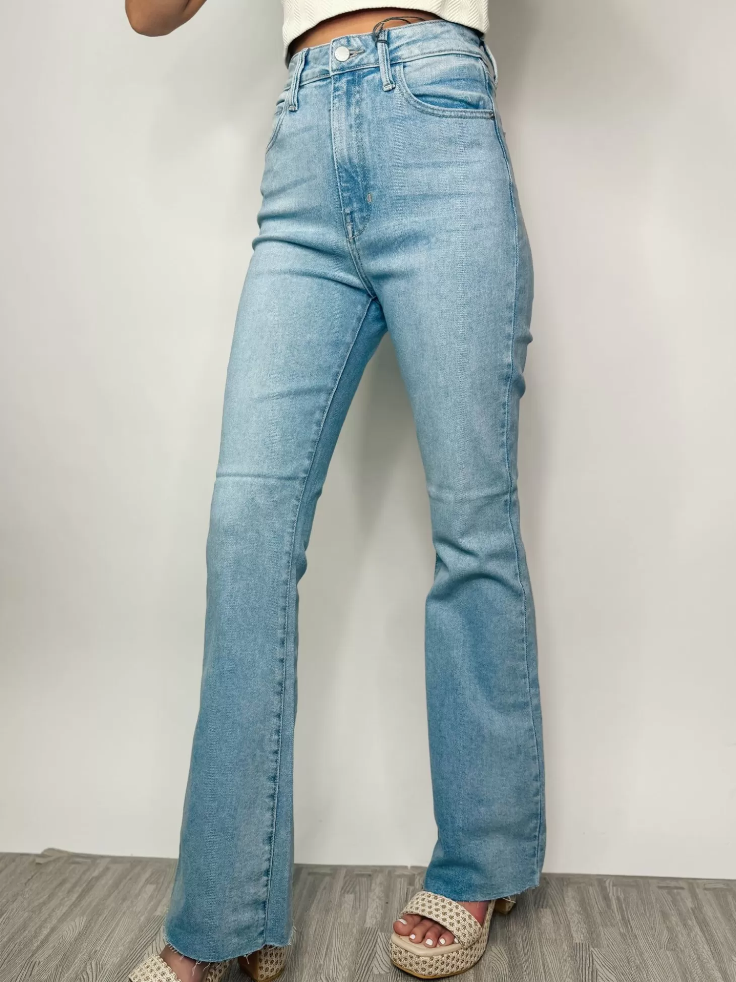 Allie Lynn's Boutique Pants<Hr Vintage Skinny Flare "Light Denim"
